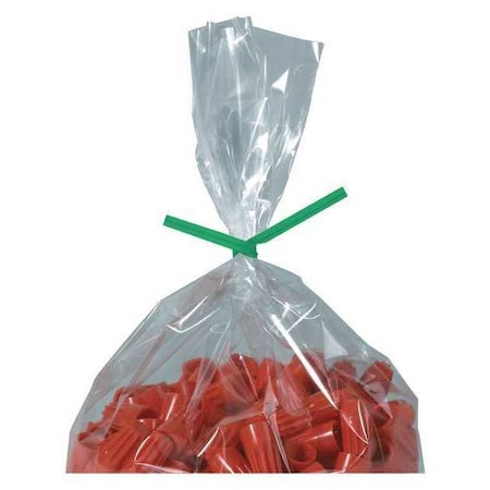 Partners Brand Paper Twist Ties, 12" x 5/32", Green, PK2000 PBT12G