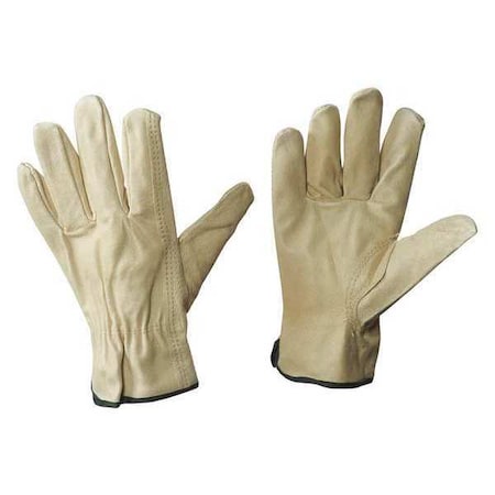 Partners Brand Drivers Gloves, Pigskin, L 3 PK GLV1061L