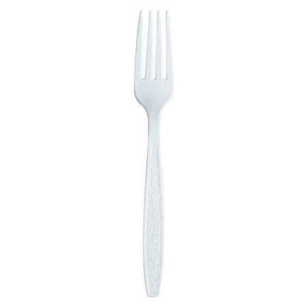 Partners Brand Plastic Forks, White, PK1000 PW104