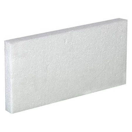 Partners Brand Plastic Jug Foam Insert, 2 - 1 Gallon, White, PK48 HAZ1064