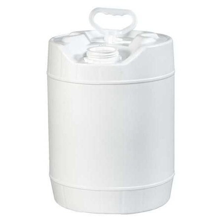 Partners Brand Plastic Pail, Closed Head, 5 Gallon, White, 1/Each HAZ1075