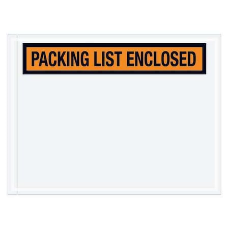 Tape Logic Tape Logic "Packing List Enclosed" Envelopes, 4 1/2" x 6", Orange, 1000/Case PL442