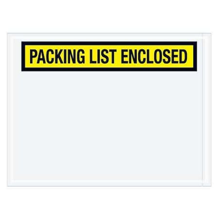 Tape Logic Tape Logic "Packing List Enclosed" Envelopes, 4 1/2" x 6", Yellow, 1000/Case PL441