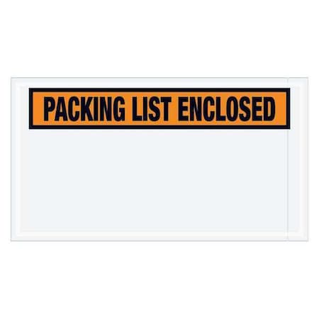Tape Logic Tape Logic "Packing List Enclosed" Envelopes, 5 1/2" x 10", Orange, 1000/Case PL24