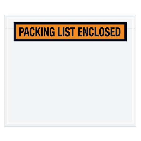 Tape Logic Tape Logic "Packing List Enclosed" Envelopes, 6 1/2" x 5", Orange, 1000/Case PL25