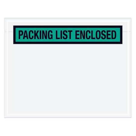 Tape Logic Tape Logic "Packing List Enclosed" Envelopes, 7" x 5 1/2", Green, 1000/Case PL459