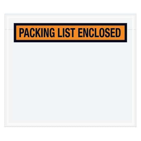 Tape Logic Tape Logic "Packing List Enclosed" Envelopes, 7" x 6", Orange, 1000/Case PL32