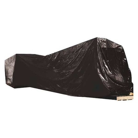 Partners Brand Black Poly Sheeting, 6 x 100 ft., 6 Mil, Black 100 ft. L x 72" W x CF606B
