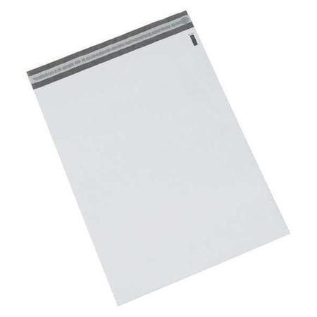 Partners Brand Poly Mailers, 14 1/2" x 19", White, PK100 B876100PK