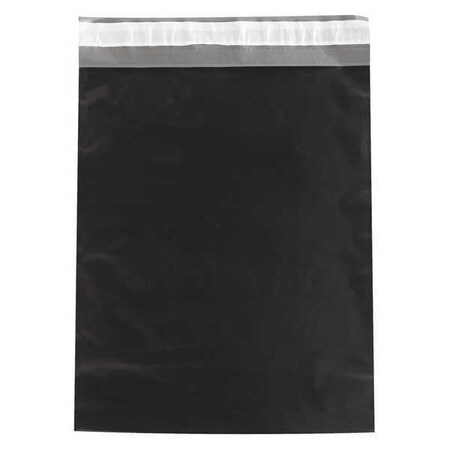 Partners Brand Poly Mailers, 14 1/2" x 19", Black, PK100 CPM1419BK