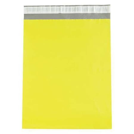 Partners Brand Poly Mailers, 12" x 15 1/2", Yellow, PK100 CPM1215Y