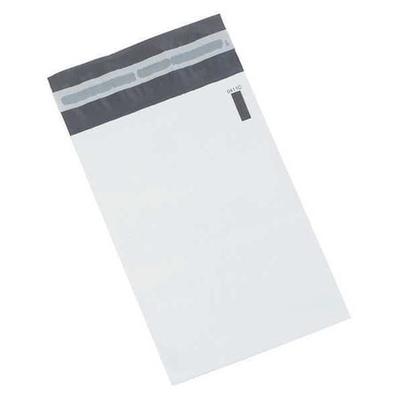 Partners Brand Poly Mailers, 6" x 9", White, PK100 B871100PK