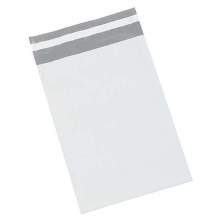 Partners Brand Poly Mailers, 7 1/2" x 10 1/2", White, PK100 B872100PK