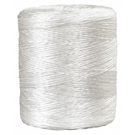Partners Brand Polypropylene Tying Twine, 1-Ply, 210 lb, White, 5500'/Case TWT550