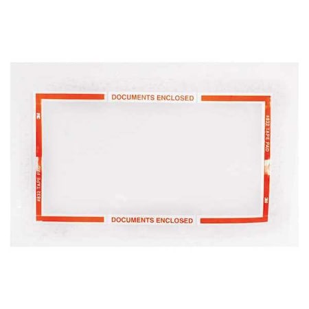 Scotch 3M 832 Pouch Tape Pads, 2.5 Mil, 6" x 10", Clear, PK40 T996832
