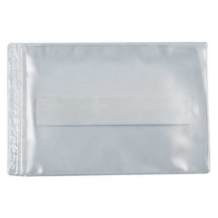 Superscan SUPERSCAN Press-On Vinyl Envelopes, 5" x 8", Clear, PK50 LH204