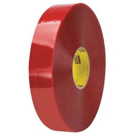 SCOTCH 3M™ 3779 Pre-Printed Carton Sealing Tape, 1.9 Mil, 2" x 1000 yds., Clear/Red, 6/Case T9033779