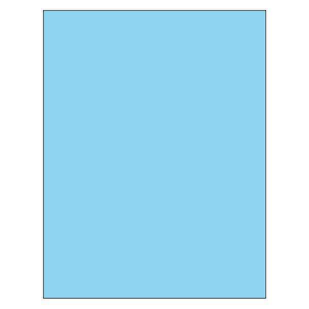 Tape Logic Tape Logic Rectangle Laser Labels, 8 1/2" x 11", Pastel Blue, PK100 LL185BE