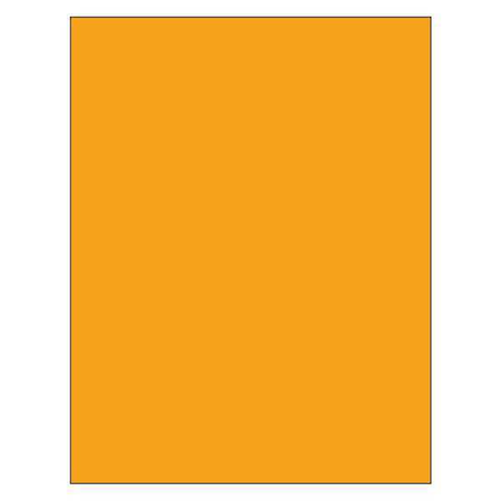 Tape Logic Tape Logic Rectangle Laser Labels, 8 1/2" x 11", Fluorescent Orange, PK100 LL185OR