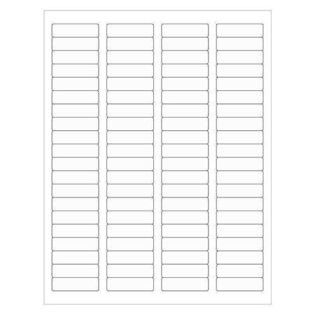 Tape Logic Tape Logic Rectangle Laser Labels, 1 3/4" x 1/2", Clear, PK8000 LL220CL