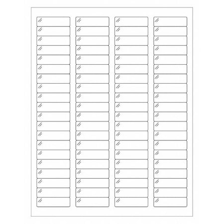 Tape Logic Tape Logic Rectangle Laser Labels, 1 3/4" x 1/2", Crystal Clear, PK8000 LL235CC