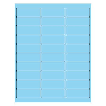 Tape Logic Tape Logic Rectangle Laser Labels, 2 5/8" x 1", Pastel Blue, PK3000 LL173BE