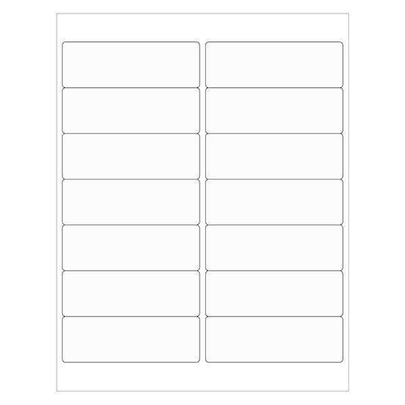 Tape Logic Tape Logic Rectangle Laser Labels, 4" x 1 1/3", Clear, PK1400 LL222CL