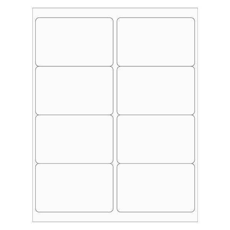 Tape Logic Tape Logic Laser Labels, Rectangle, 4" x 2 1/2", White, PK800 LL125