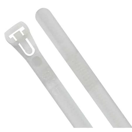 Partners Brand Cable Tie, 5-1/2 in L, Natural, 50 lb Strength, 1000 PK CTR55A