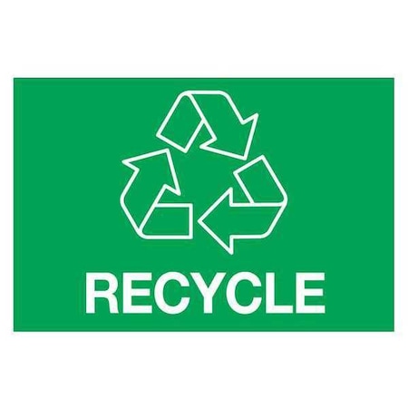 Tape Logic Tape Logic Rectangle Labels, "Recycle", 2" x 3", Green, 500/Roll DL1312