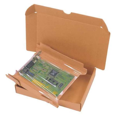 Korrvu 12 in x 10 in x 5 in Retention Packaging, Kraft, Corrugate, Single Wall, 32 ECT KOR108