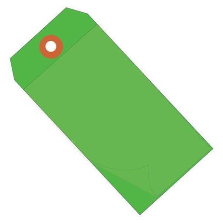 Partners Brand Tag, Self Laminating, 6 1/4x3 1/8", PK100, 10 Mil Vinyl, Green, 100 PK G26030