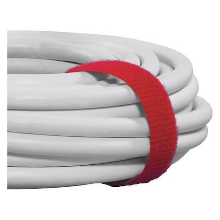 Velcro Brand Straps, Self-Grip, 3/4x75 ft., Red, 75', 3/4" W, Red VEL179