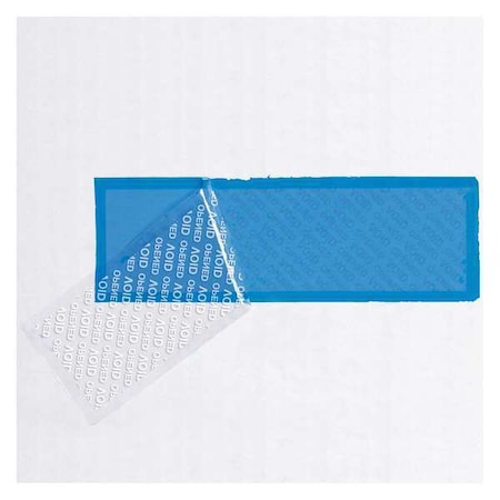 Tape Logic Tape Logic Security Strips on a Roll, 3.9 Mil, 2" x 5 3/4", Blue, 1/Case T90257BE1PK
