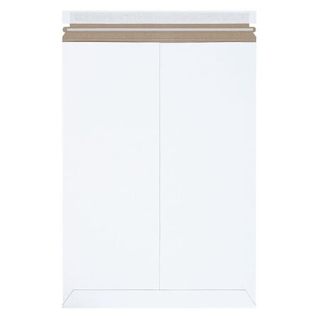 Partners Brand Self-Seal Flat Mailers, 13" x 18", White, PK100 RM18SS