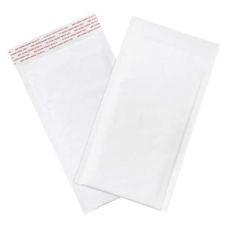 Partners Brand Self-Seal Bubble Mailers, No 00, 5" x 10", White, PK250 B852WSS