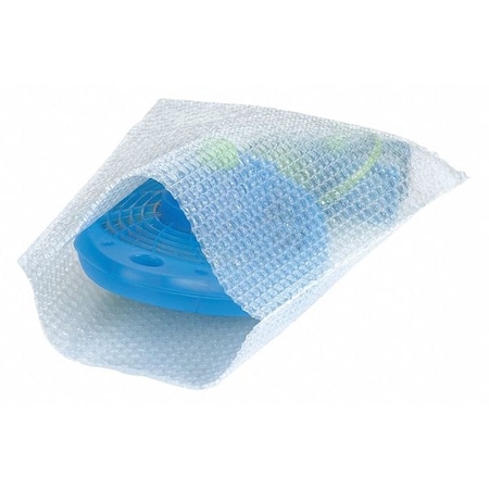 Partners Brand Flush Cut Bubble Pouches, 4" x 5", Clear, PK1000 BOB45F