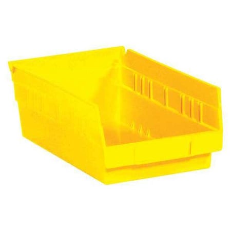 Partners Brand Shelf Storage Bin, Yellow, 30 PK BINPS103Y