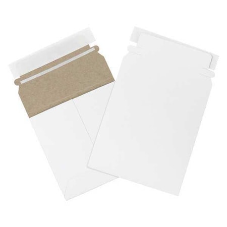 Partners Brand Self-Seal Flat Mailers, 5 1/8" x 5 1/8", White, PK200 RM8SS