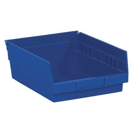 Partners Brand Hang & Stack Storage Bin, Blue, 20 PK BINPS104B