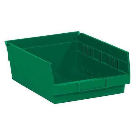 Partners Brand Hang & Stack Storage Bin, Green, 20 PK BINPS104G