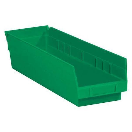Partners Brand Hang & Stack Storage Bin, Green, 20 PK BINPS111G