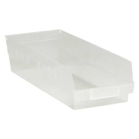 Partners Brand Hang & Stack Storage Bin, Clear, 20 PK BINPS112CL