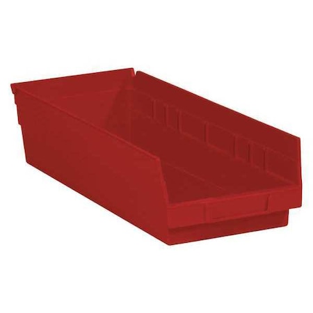 Partners Brand Hang & Stack Storage Bin, Red, 20 PK BINPS112R