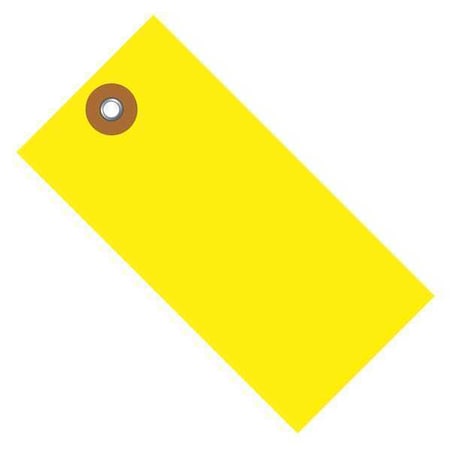 Tyvek Tyvek Shipping Tags, 4 3/4" x 2 3/8", Yellow, PK100 G14051B