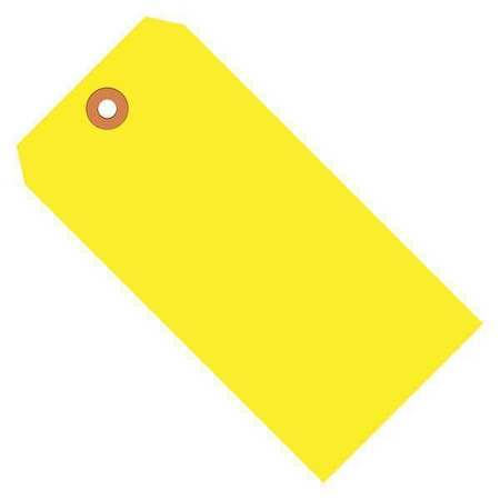 Partners Brand Shipping Tags, 13 Pt., 5 3/4" x 2 7/8", Fluorescent Yellow, PK1000 G12071A