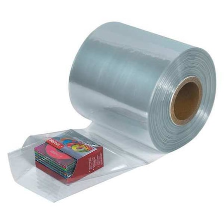 Partners Brand Shrink Tubing, 8" x 100 Gauge x 1500', Clear, 1/Roll SHT8100