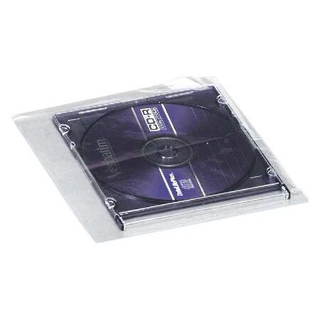 Partners Brand Shrink Bags, 80 Gauge, 6" x 6", Clear, PK500 SHB0606