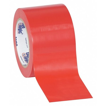 Partners Brand Tape Logic Solid Vinyl Safety Tape, 6.0 Mil, 3" x 36 yds., Red, PK3 T93363PKR