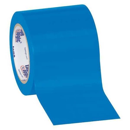 Partners Brand Tape Logic Solid Vinyl Safety Tape, 6.0 Mil, 4" x 36 yds., Blue, PK12 T9436B